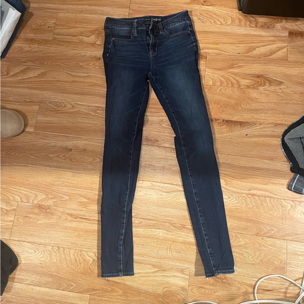 American eagle dark wash jeans/jeggings